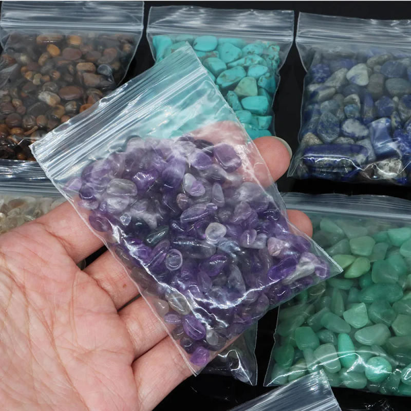 Description Picture 5 of itemNatural Stones Gravel Crystals Chip Quartz Ore Minerals Reiki Healing Tumbled Agates Specimen Aquarium Fish Tank Home Decoration