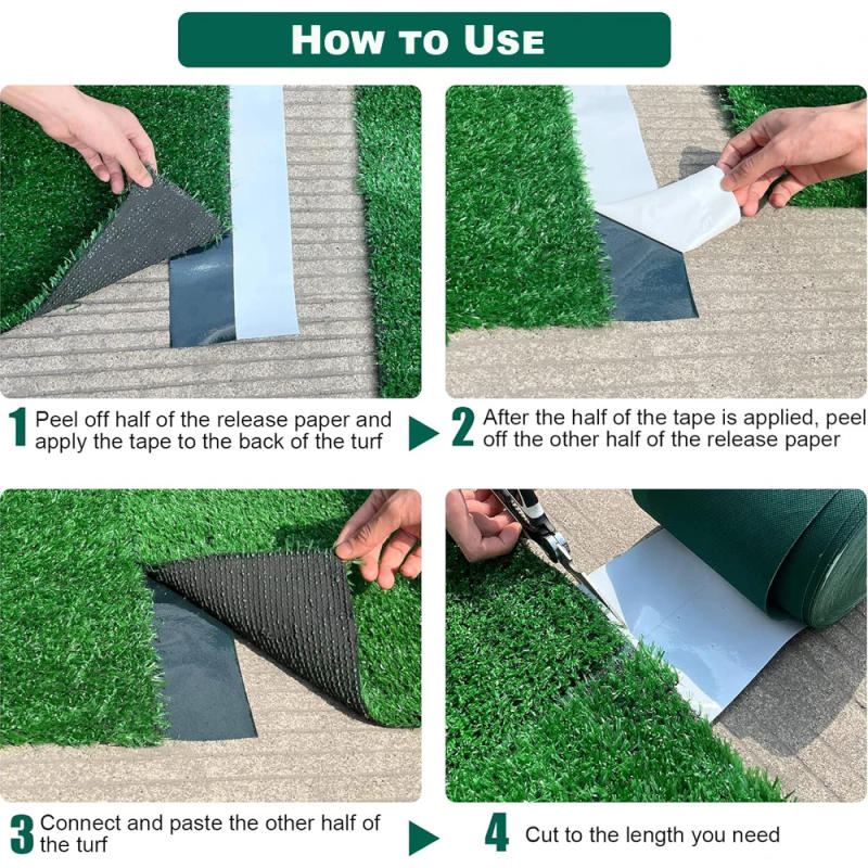 Description Picture 6 of itemNew Type Of Artificial Grass Seam Tape Self Adhesive Garden Green Synthetic Lawn Carpet Fixed Connection Tape Garden Tool