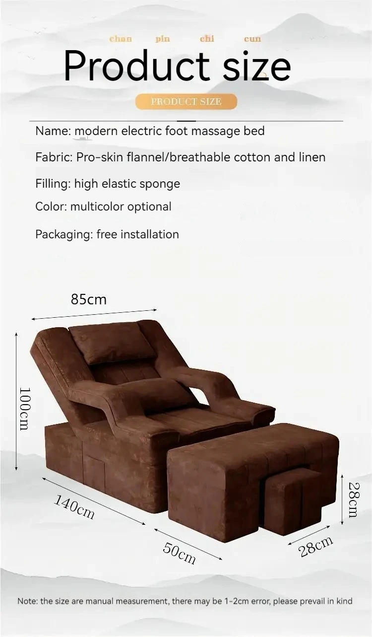 Description Picture 2 of itemPedicure Massage Table Multifunction Smart Esthetician Foot Foldable Bed Beauty Camastro Plegable Salon Furniture MQ50MB