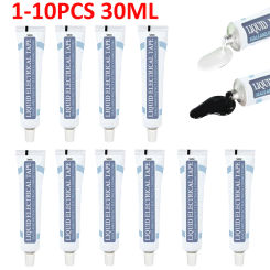 30ML Liquid Insulation Electrical Tape 2 Colors Lamp Board Electronic Sealant Fast Dry Insulating Waterproof Liquid Tape