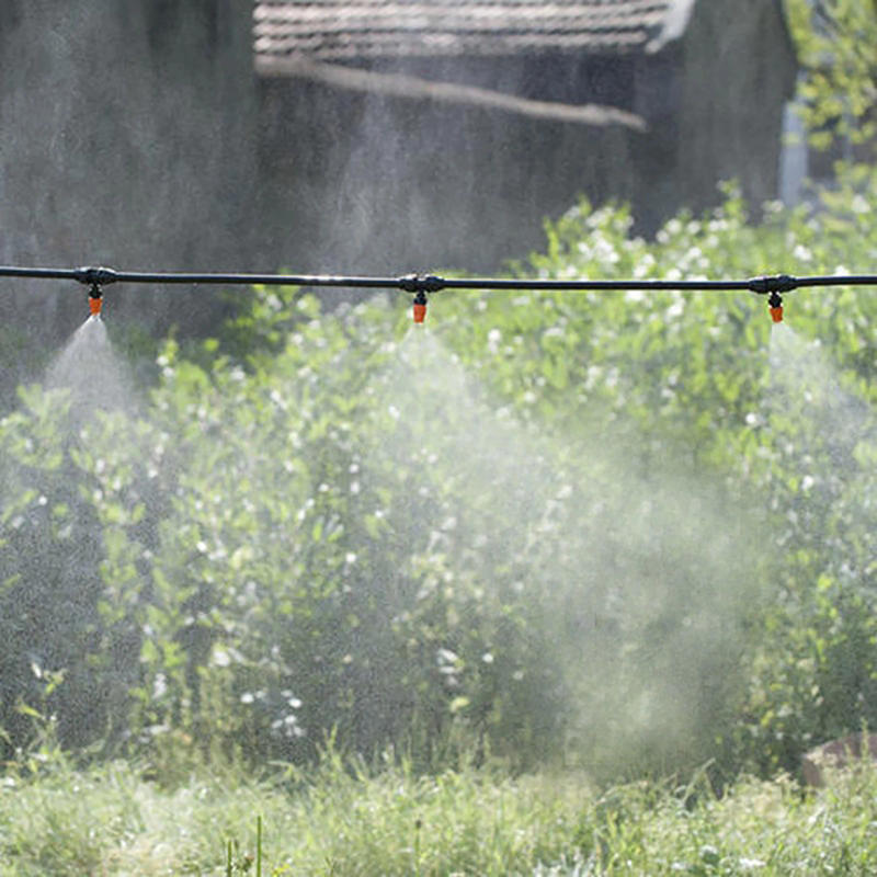 Description Picture 5 of item20Pcs Adjustable Orange Misting Nozzle Garden Greenhouse Terrace Watering Cooling Landscape Sprayer Flower Plant Irrigation Tool