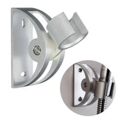 Handheld Shower Head Holder Bathroom Wall Mounted Aluminum Drilling Bracket For Bathroom Fixture Hardware