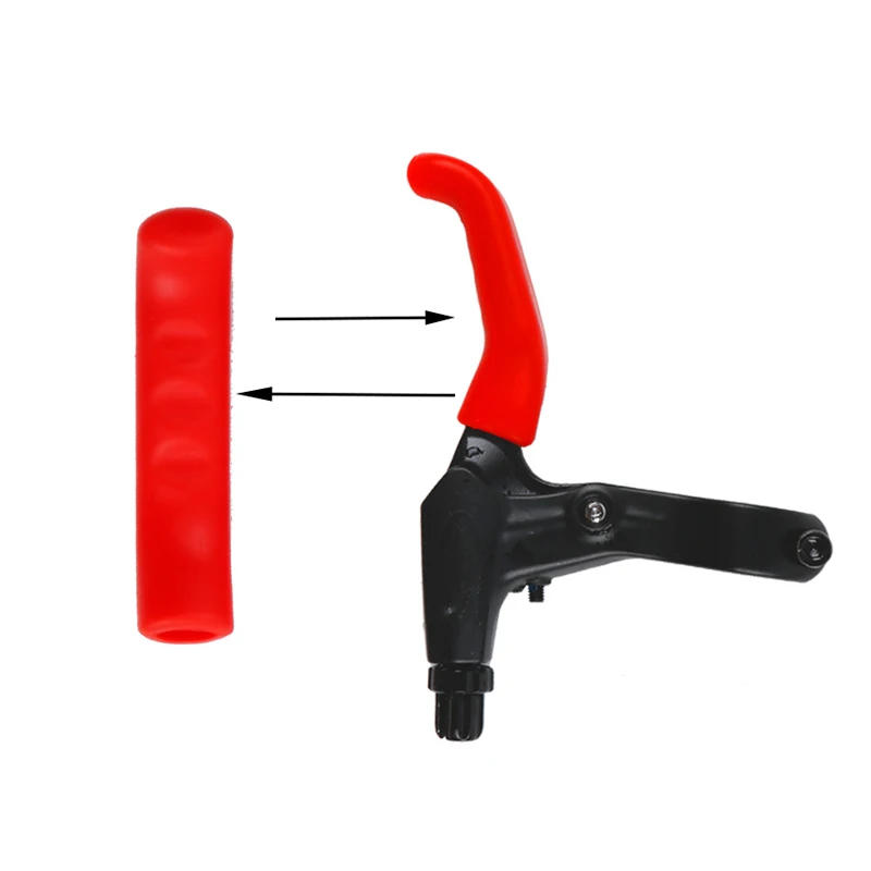 Description Picture 4 of itemMEROCA 1Pair Bike Brake Lever Protective Silicone Bicycle Lever Grips Bicycle Brake Handle Cover Bicycle Accessories