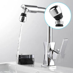 360 Swivel Water Saving Tap Aerator Adapter Water Saving Tap Aerator Faucet Nozzle Filter Bathroom Shower Tools Aerator Diffuser