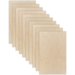 Blank Wood Squares Pieces Unfinished Round Corner Square Wooden Cutouts for DIY Arts Craft Project Laser Engraving Carving
