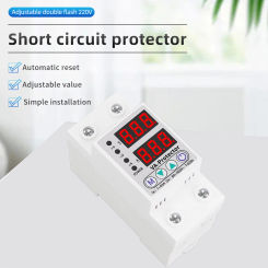 VA-Protector Digital Voltage Relay 40A63A Adjustable Household Circuit Breaker Surge Protector Over And Under Current Protection