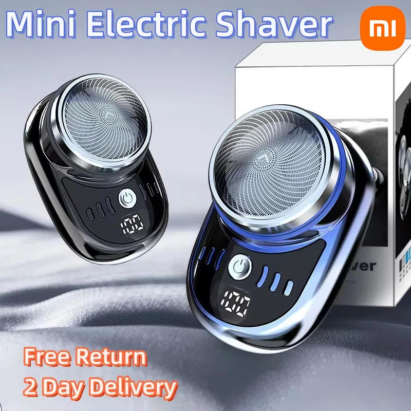 Description Picture 2 of itemIconic Brand Electric Shaver Portable Razor Man Travel Attire Wet Dry USB Rechargeable Shaver Charging Mini Shaving Machine For Men ﻿