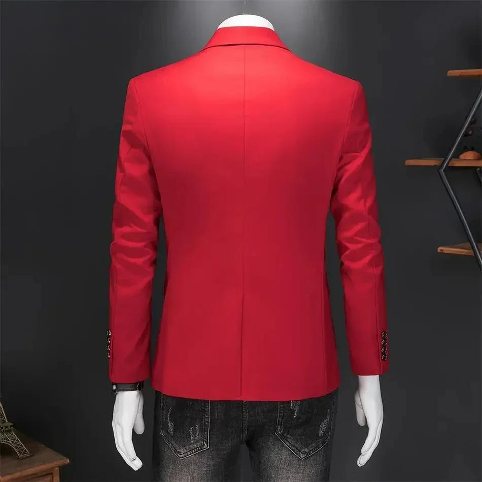 Description Picture 5 of itemB.A2287  Smart Casual Blazer For Male Business Casual Gentleman Suit Jackets Men's Sunscreen Suit Coats