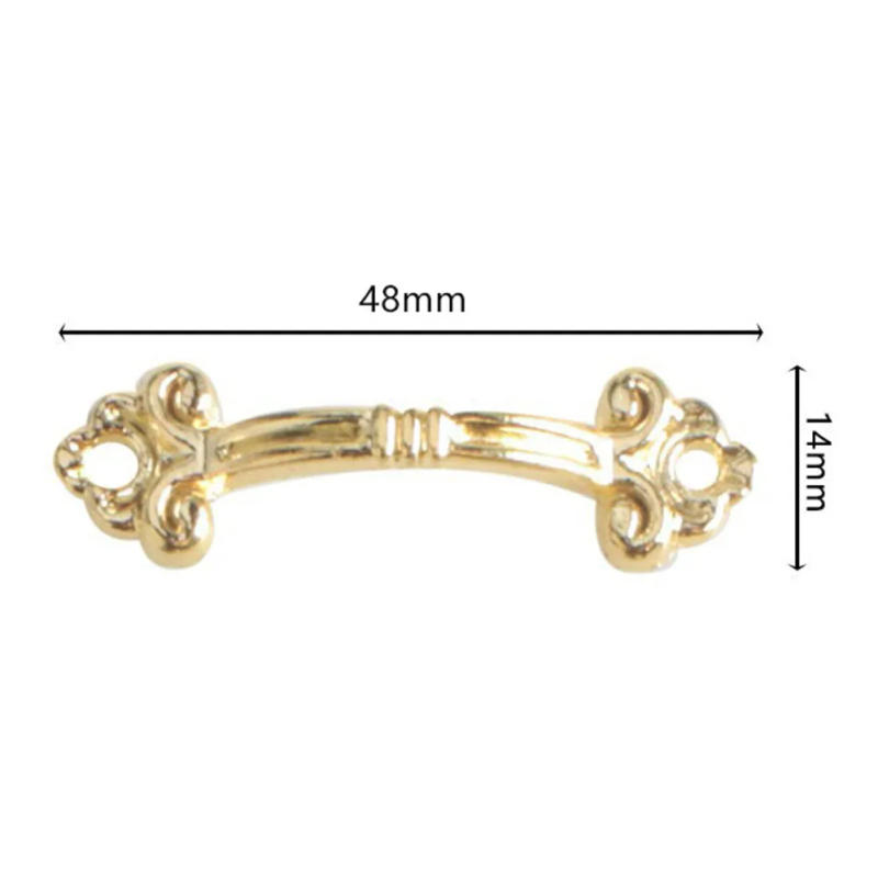 Description Picture 6 of item10pcs Small Handles Cabinet Pulls Antique Bronze/Silver/Gold Jewelry Wooden Box Drawer Knobs With Screw Furniture Hardware