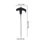 5pcs Black 20cm