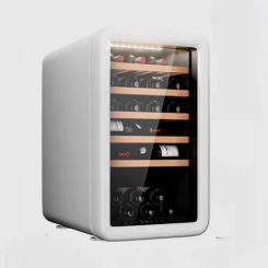 Constant temperature red wine cabinet household ice bar, small ice bar in living room, retro refrigerator for wine storage
