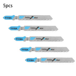 5Pcs/set  HSS T118A Jig Saw Blades Wood Metal Fast Cutting Reciprocating Saw Blade AP16 High Carbon Steel Jig Saw Blades