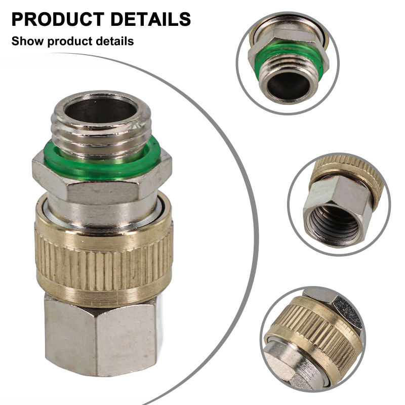 Description Picture 6 of itemCopper Quick Connector for Agricultural Dosing Plunger Pump High Pressure Hose Outlet Pipe Sprayer Dosing Machine Connector