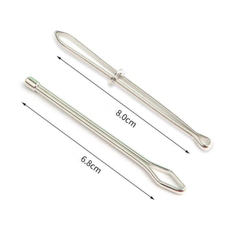 Description Picture 5 of itemStainless Steel Garment Clips Sewing DIY Elastic Band Tape Punch Cross Stitch Threader Wear Rope Elastic Clamp Sewing Tools