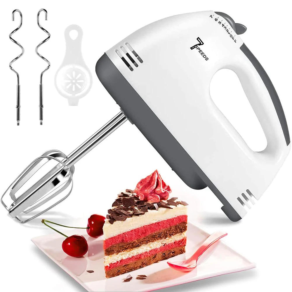 Description Picture 6 of item100W 7 Speeds Control Hand Mini Mixer Food Blender Multifunctional Food Processor Kitchen Mini Electric Manual Cooking Tools