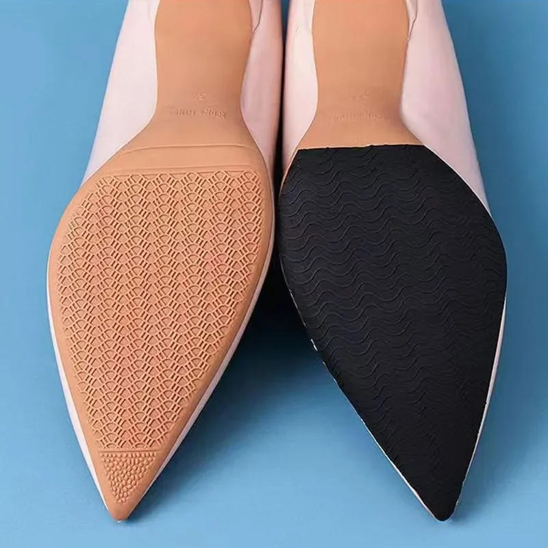 Description Picture 5 of itemHigh Heels Wear-Resistant Sticker Rubber Forefoot Non-Slip Sole Protector Repair Outsoles Self-adhesive Noise-absorbing Shoe Pad