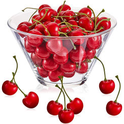 Foam Fruit Simulation Cherry Artificial Cherry Fruit Model Photography Props Cake Decoration Fake Fruit