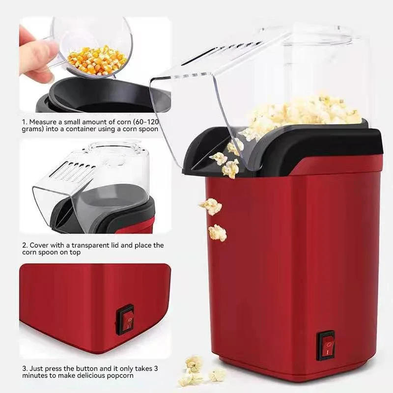 Description Picture 5 of itemXiaomi Mini Air Popcorn Popper home Popcorn Machine Use 3 Minutes One Pot Electric Oil-free Small Popcorn Machine For Gift Party