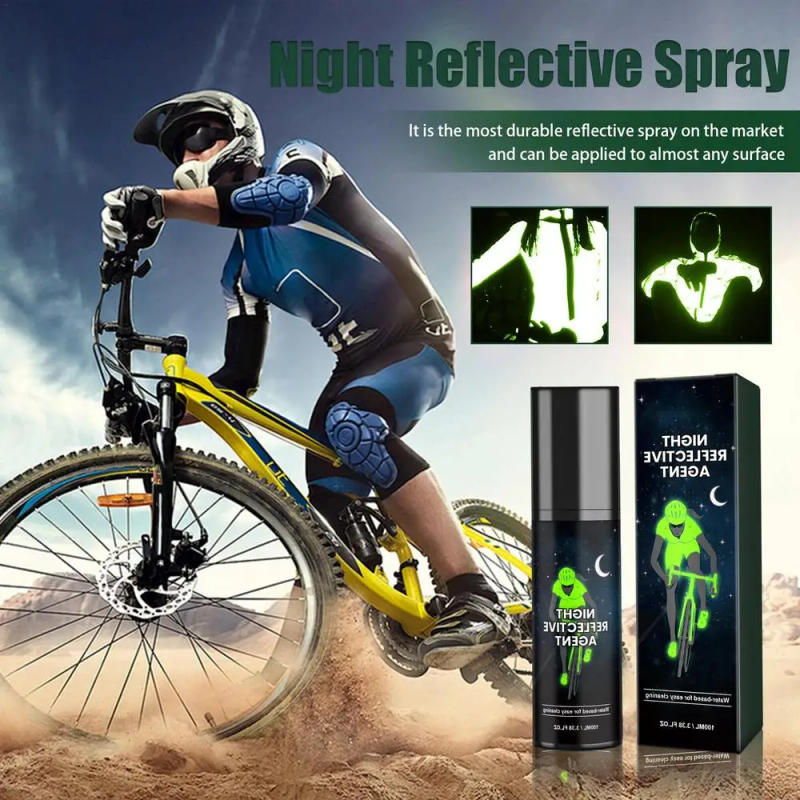Description Picture 4 of itemNight Spray Paint 100ml Glowing In The Dark Spray Paint For Bicycle Safety Reflective Glow Spray Paint For Clothes Bicycles
