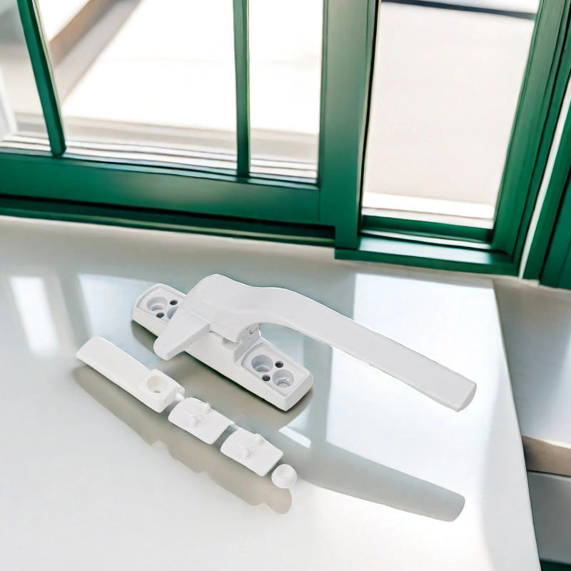 Description Picture 2 of item1pcs Left Right Hand Aluminum Alloy External Flat Handle For Window  7mm Wide Handle Window Accessories Building Hardware