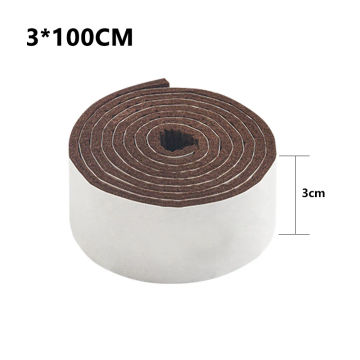 1m Self Adhesive Felt Protection Pads Chair Legs Caps Floor Protector Cover Mute Furniture Feet Table Foot Anti-slip Mats