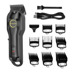 KIKIDO Electric Hair Clipper Professional Mens Hair Trimmer USB Cordless Hair Machine Hairdressing Set 