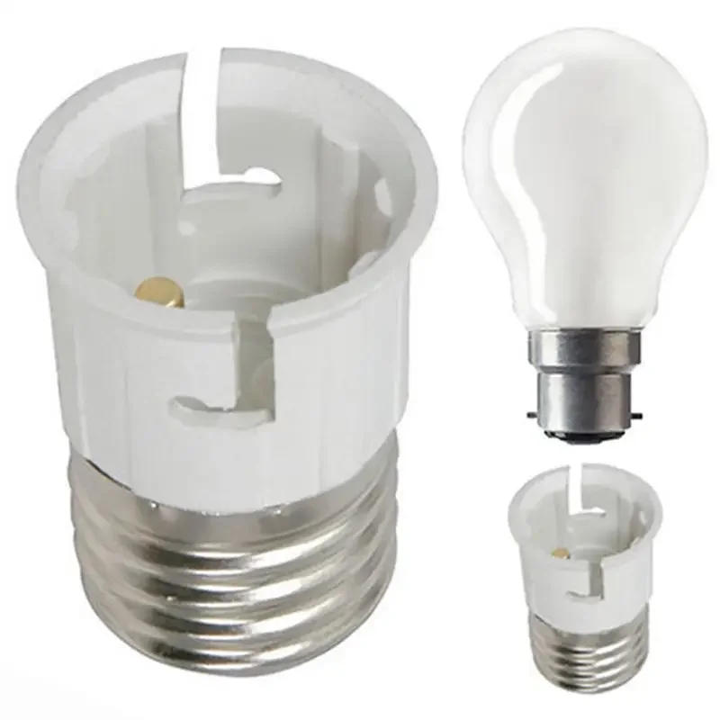 Description Picture 3 of itemE27 To B22 Light Lamp Bulb Socket Base Convert Lamp Socket Adapter E27 Lamp Base Fireproof Material Screw Mouth Lamp