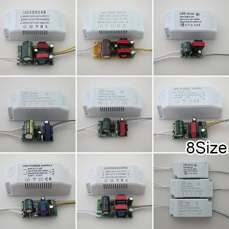Description Picture 2 of itemLED Drive Segmented Ceiling Lamp Light Transformers Constant Current Power Supplies 8-24W 24-36W 36-48W Lighting Accessories