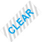Blue on Clear