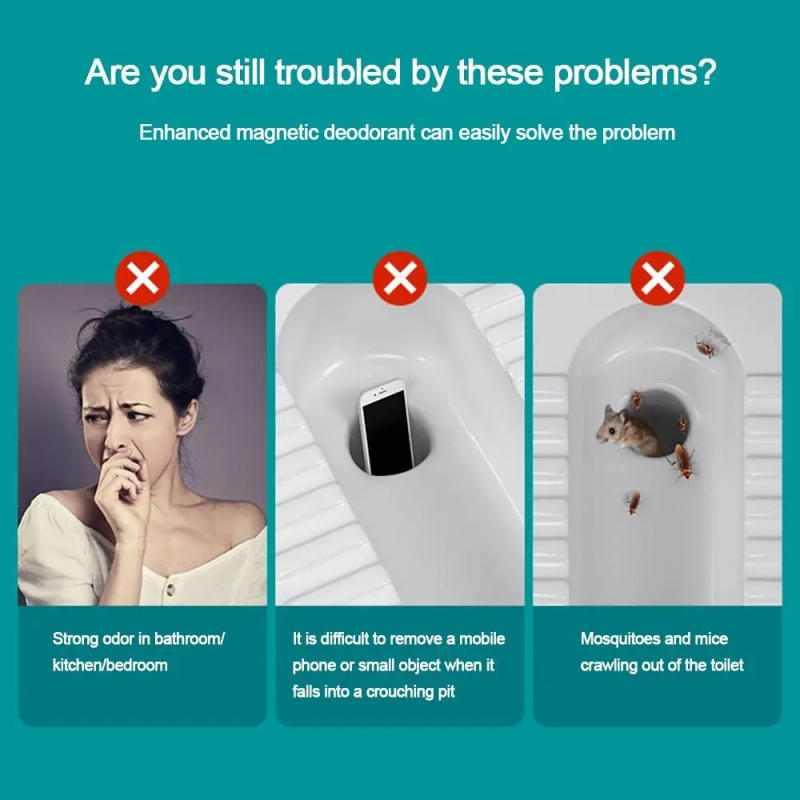 Description Picture 6 of itemAnti-Odor Squatting Pan Anti-smell Plug Plastic Deodorize Anti-blocking Cover white Prevent Sewage Overflow