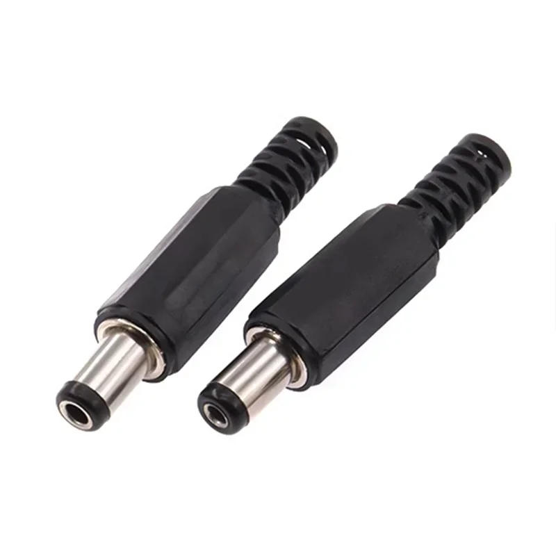 Description Picture 5 of item10/50/250Pcs DC Power Plug DC Connector 5.5X2.5mm 5.5*2.1mm Male Power Plug Adaptor