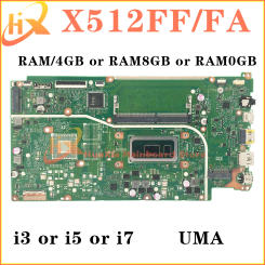 X512F Mainboard For ASUS X512FF X512FA F512F K512F V512F S512F A512F X712FF X712FA X712FAC V5000FA Laptop Motherboard i3 i5 i7