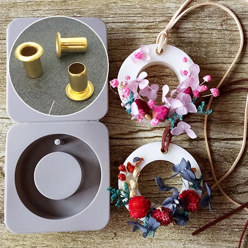 Description Picture 2 of item20Pcs 5mm 6mm Wax Buttonhole Buckle Kit Metal Candle Wax Eyelet Grommets DIY Scented Candle Tablets Making Parts Accessories