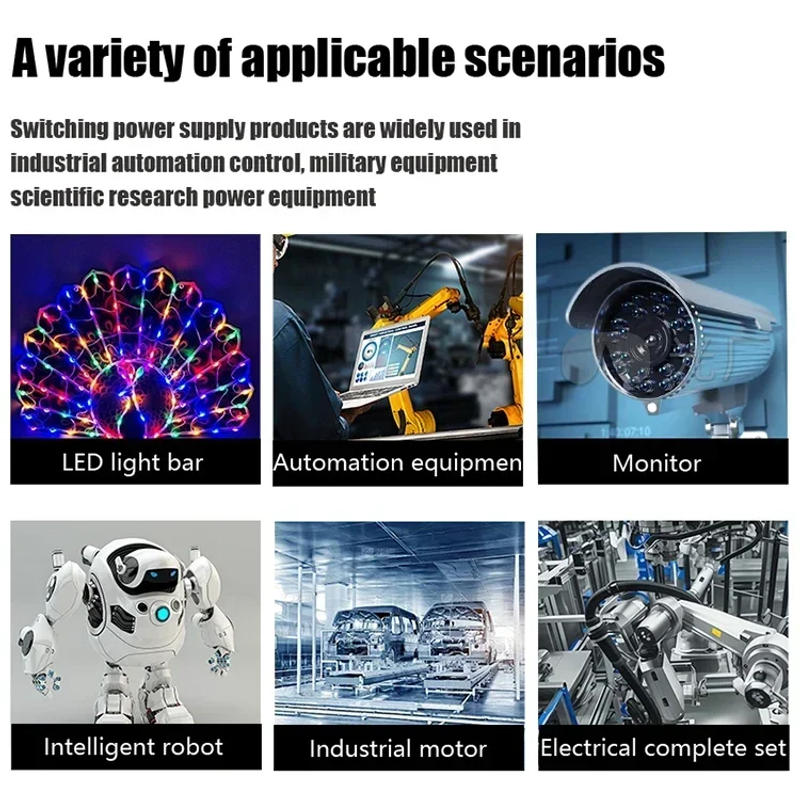 Description Picture 3 of itemHDR DIN Rail Switching Power Supply Series 100W AC To DC 100-240VAC 12V 24VDC Lighting Adapter LED Industrial Transformer