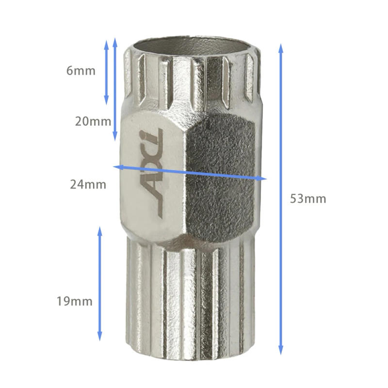 Description Picture 2 of itemBicycle Cassette Flywheel Lockring Removal Repair Tool Steel For Shimano Bicycle Sleeve Wrench Bike Repair Accessories