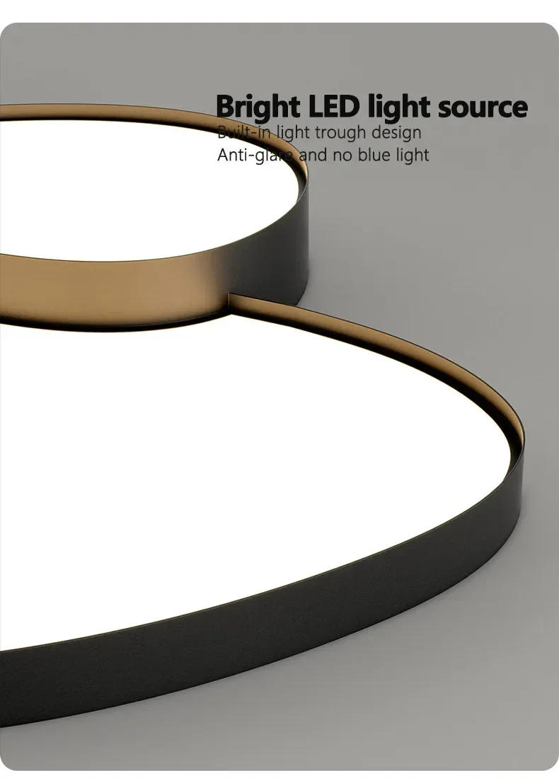 Description Picture 4 of itemModern Simplicity Led Ceiling Lamp for Living Room Kitchen Cabinets Balcony  Bedroom Light Home Decor Lusters Luminaires