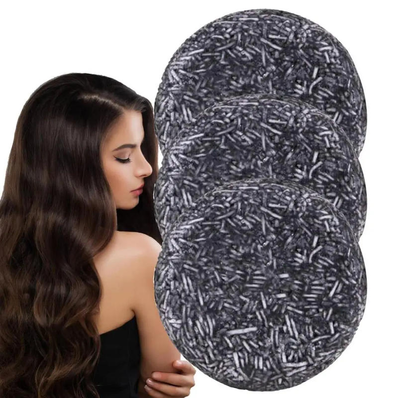 Description Picture 4 of itemSoap Hair Darkening Shampoo Bar Repair Gray White Hair Color Dye Hair Shampoo Natural Organic Hair Conditioner