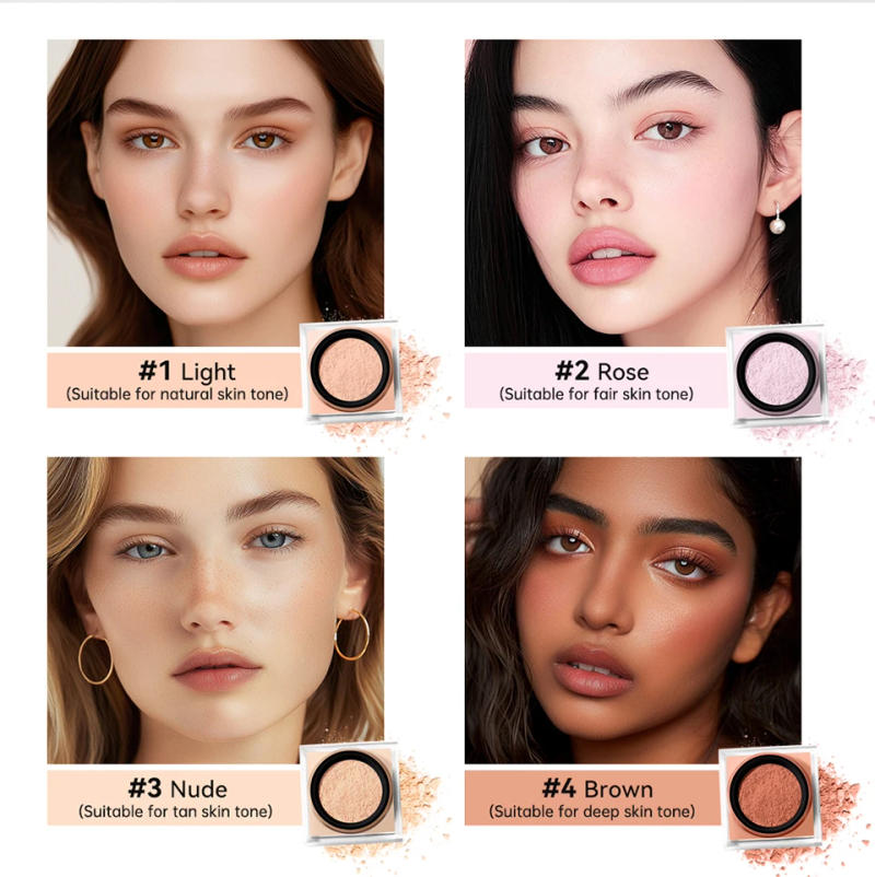 Description Picture 5 of itemLoose powder makeup Loose Baking&Setting Powder Matte Waterproof Long Lasting Oil Control 4 Colors Loose Powder Makeup Cosmetics