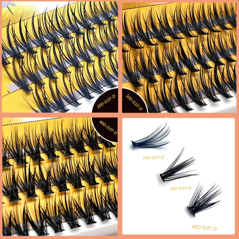 Description Picture 5 of item60 clusters of professional makeup false eyelashes, personal eyelashes 10D/20D/30D/40D mink eyelashes, natural and soft eyelash