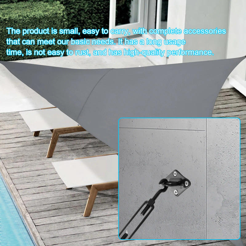 Description Picture 6 of item40PCS/Set M6 Awning Attachment Set Heavy Duty Sun Shade Sail Stainless Steel Hardware Kit for Garden Sail Fixing Accessories