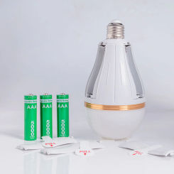New LED Bulb Energy Saving Bulb 18650 Lithium Battery Portable Home User Outdoor Night Market Camping Emergency Lighting Bulb