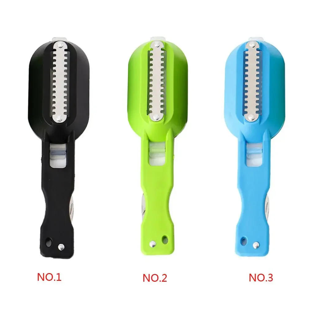 Description Picture 2 of itemFish Skin Brush Scraping Fishing Scale Brush Graters Fast Remove Fish Knife Cleaning Peeler Scaler Scraper Seafood Tools