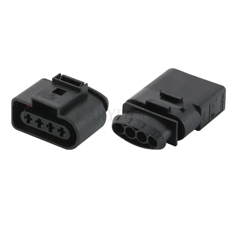 Description Picture 2 of item1 Set 4 Pins Male Plug Female Socket 4B0973724 638245-1 1J0973724 1J0973824 Automobile Ignition Coil Wire Connector For VW Audi