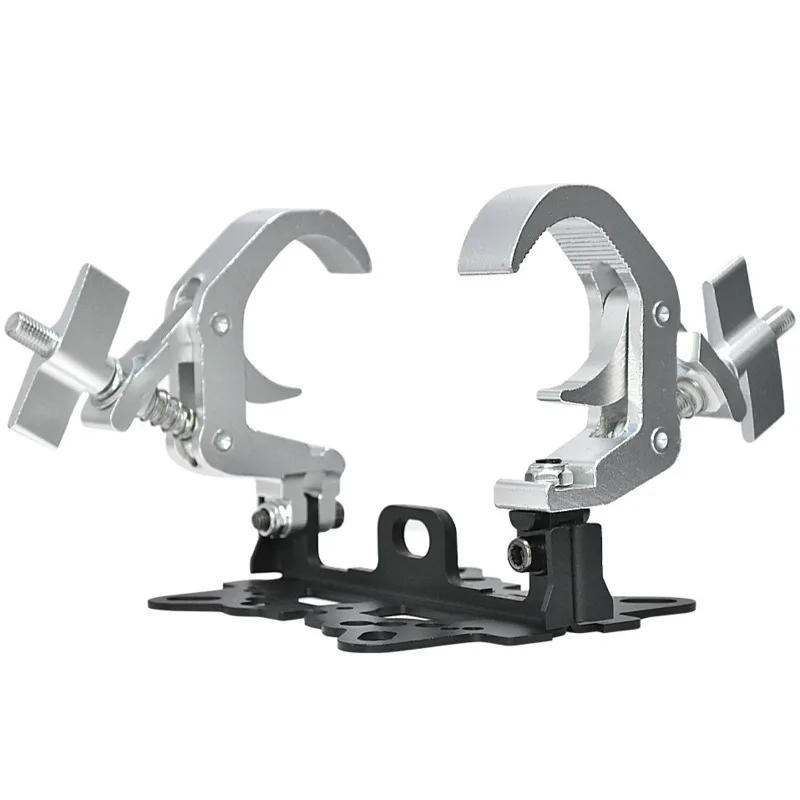 Description Picture 4 of itemHeavy Duty Clamp Fold Hook Moving Head Light Dual Clamps Aluminum Truss Mounting Claws For Beam 230W 200W 5R 7R Stage Lights DJ