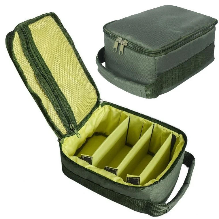 Description Picture 4 of itemPortable Fishing Reel Storage Bag Fly Lure Line Tackle Gear Organizer Zipper