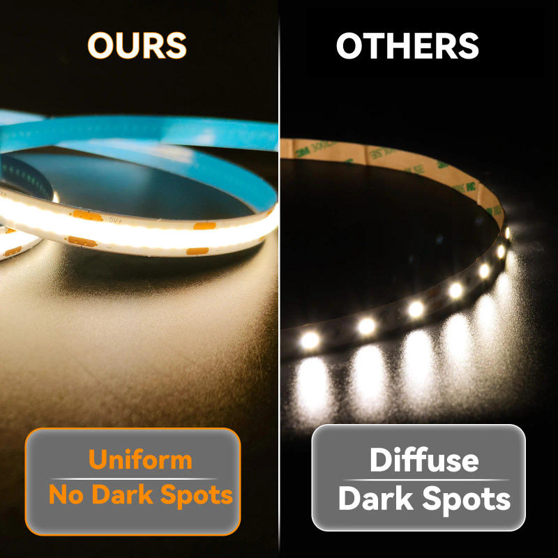 Description Picture 3 of itemLED Light Strip USB Touch Sensor 5V COB Diode Tape Dimmer Backlight DIY High Density Linear Lightings Lamp Ribbon For Home Decor