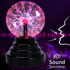 3 Inch LED Magic Plasma Ball Lamp Touch Lamp Led Atmosphere Night Light Glass Plasma Light Bedroom Decor Kids Gifts
