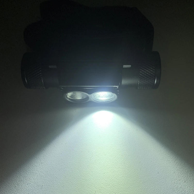 Description Picture 3 of itemWhite Blue LED Mini Flash night light fishing Headlamp High Power Headlight 18650 Type C USB Head Torch catch fish Flashlight