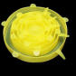6pcs Yellow circular