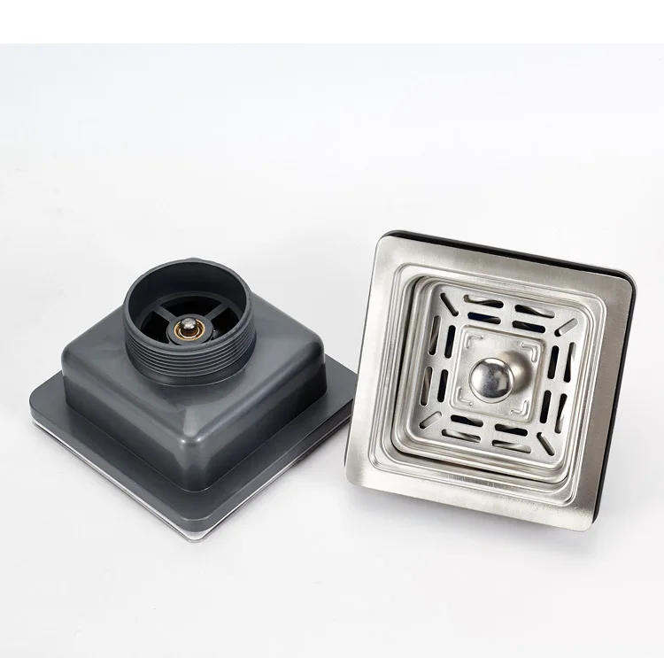 Description Picture 6 of itemStainless Steel Sink Square Drainer Kitchen Drains Strainers Filter Dregs Deodorant Hose Flume with Overflow Kitchen Accessories